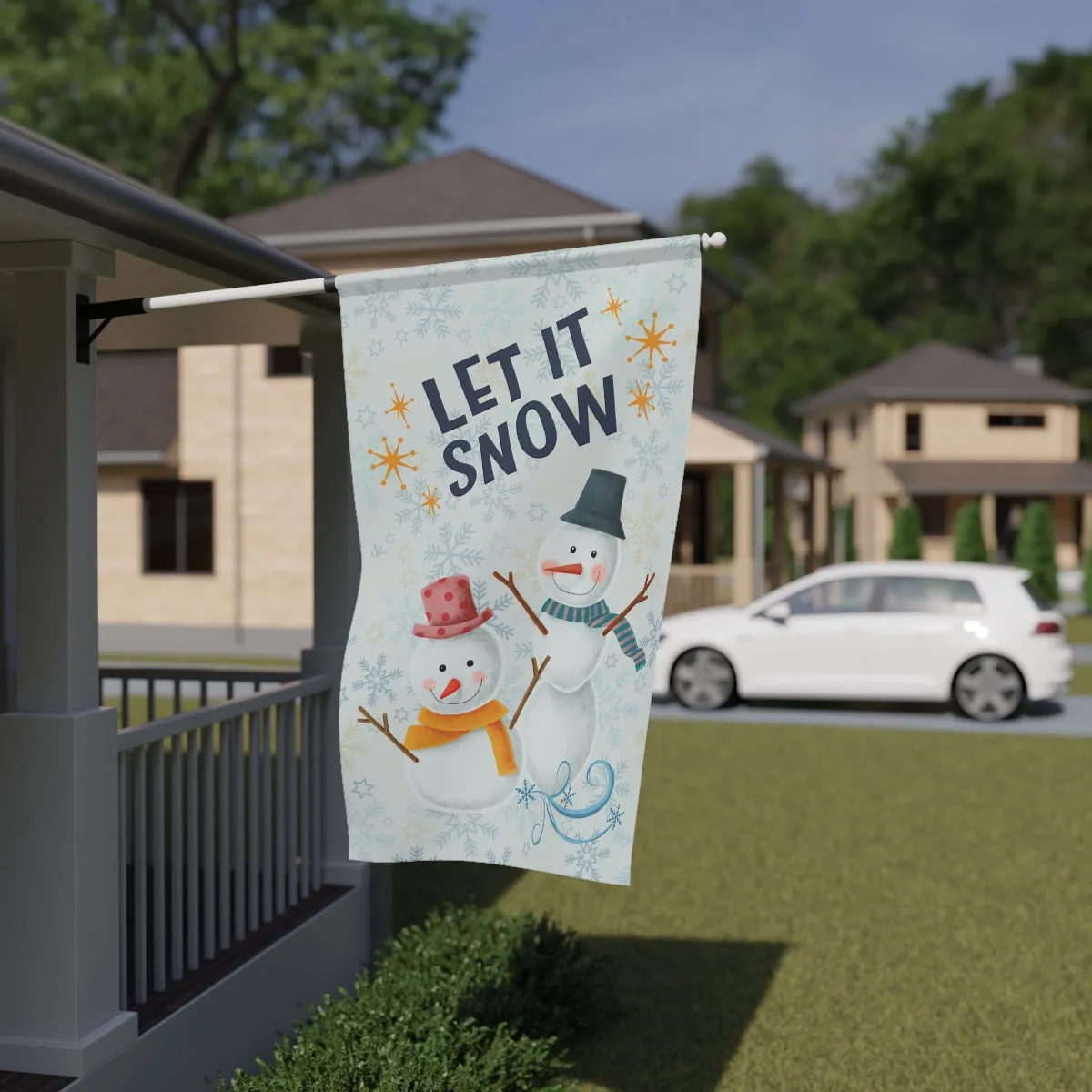 Cool Let it Snow - House Banner and Flag