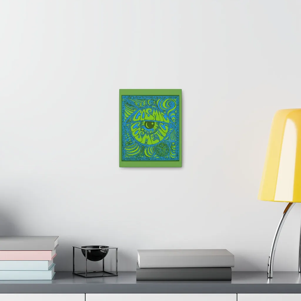 Copy of Cosmic Over Cosmetic Canvas Gallery Wraps -  Lagoon Life Lime