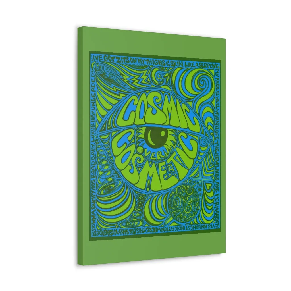 Copy of Cosmic Over Cosmetic Canvas Gallery Wraps -  Lagoon Life Lime