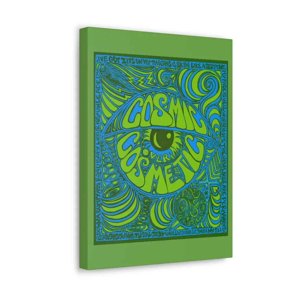 Copy of Cosmic Over Cosmetic Canvas Gallery Wraps -  Lagoon Life Lime