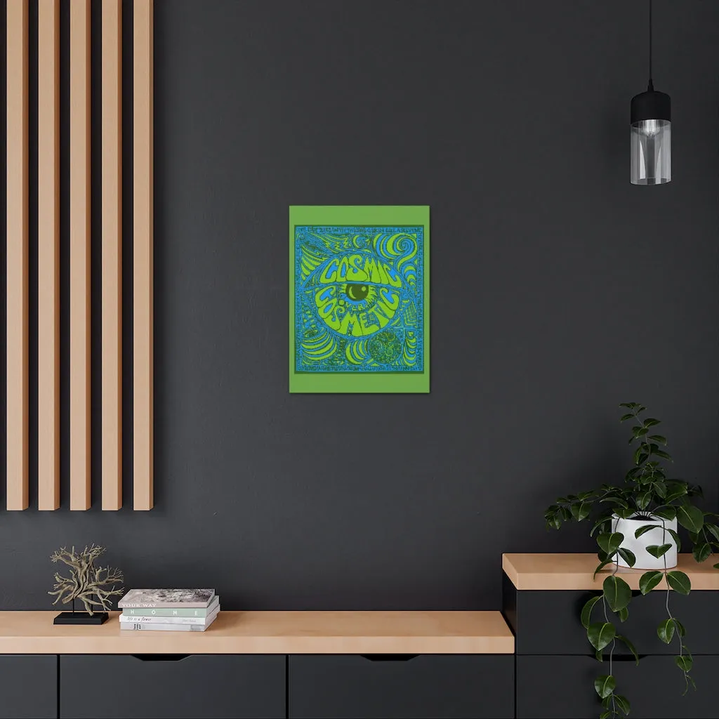 Copy of Cosmic Over Cosmetic Canvas Gallery Wraps -  Lagoon Life Lime