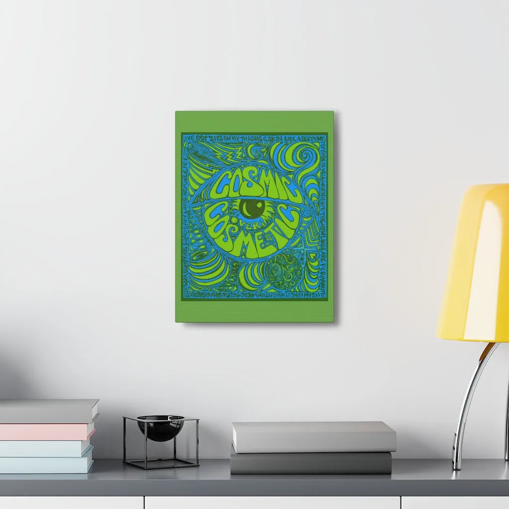 Copy of Cosmic Over Cosmetic Canvas Gallery Wraps -  Lagoon Life Lime