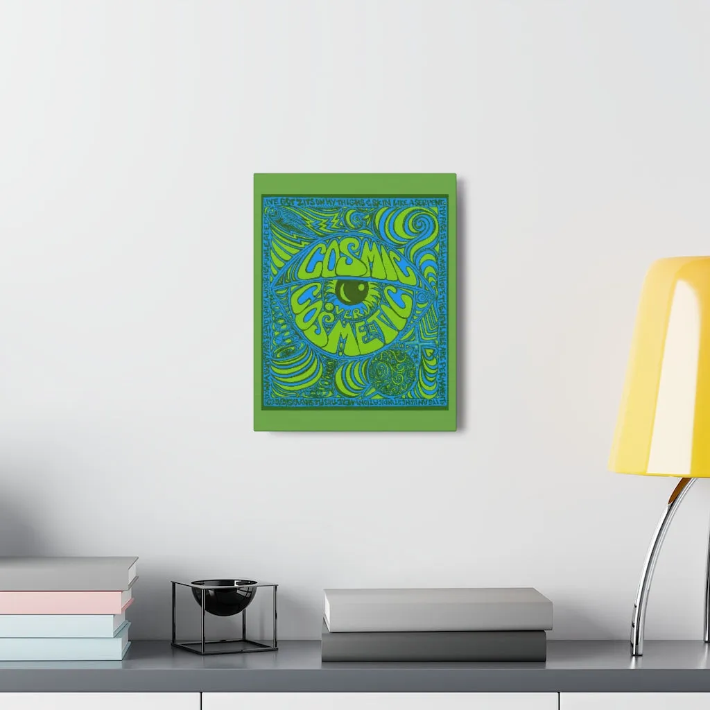 Copy of Cosmic Over Cosmetic Canvas Gallery Wraps -  Lagoon Life Lime