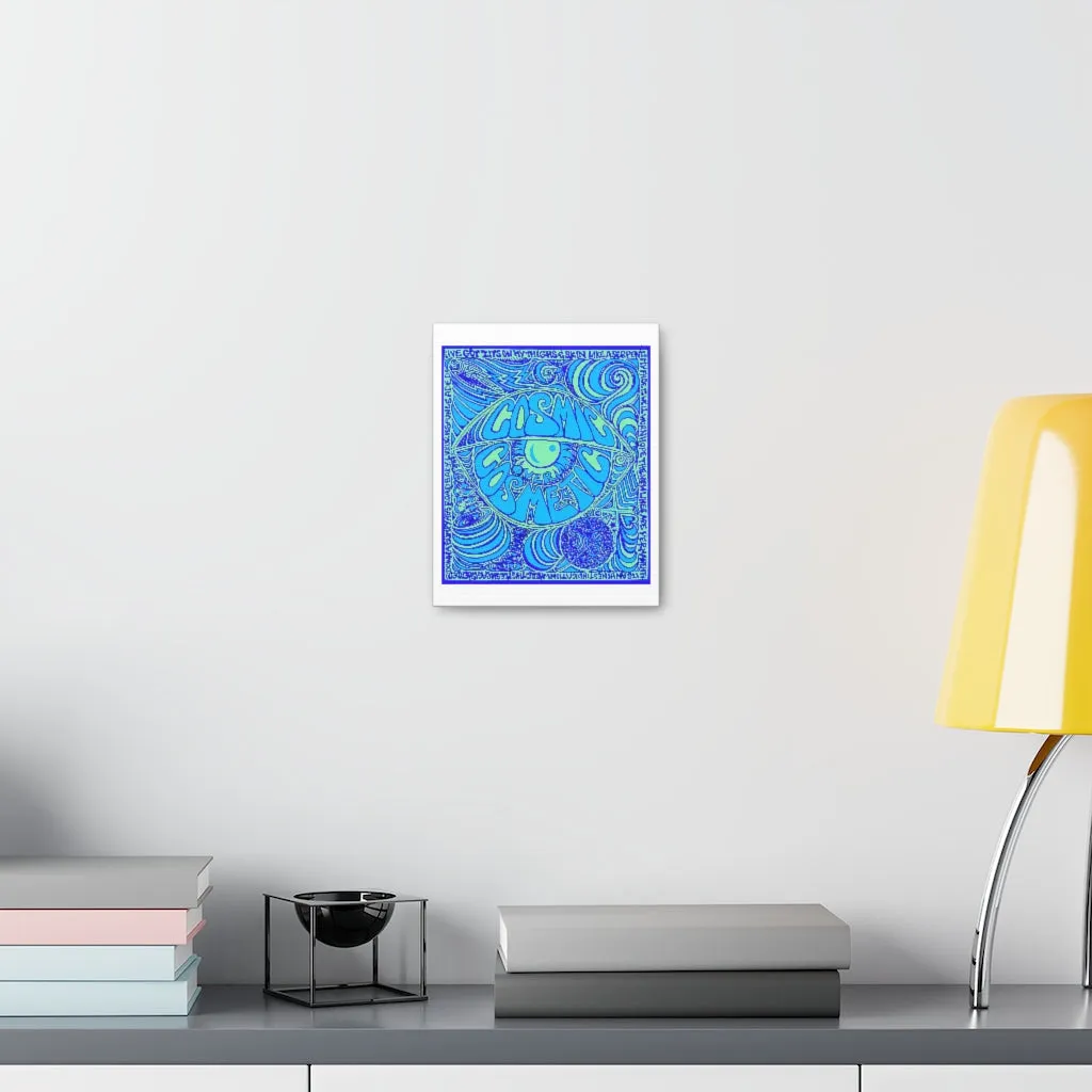 Cosmic Over Cosmetic Canvas Gallery Wraps -  Blue Bliss