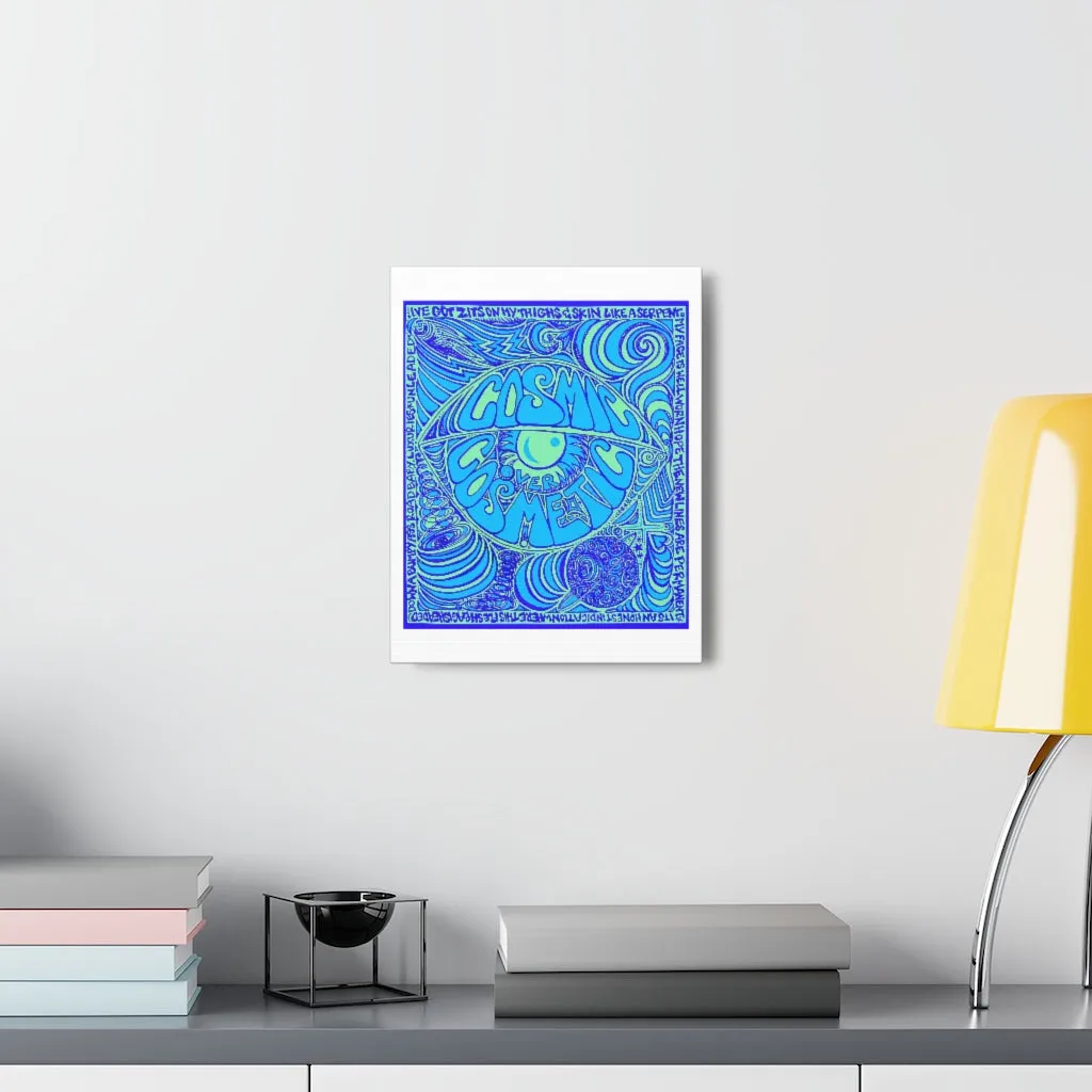 Cosmic Over Cosmetic Canvas Gallery Wraps -  Blue Bliss