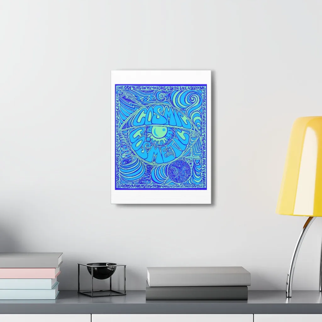 Cosmic Over Cosmetic Canvas Gallery Wraps -  Blue Bliss