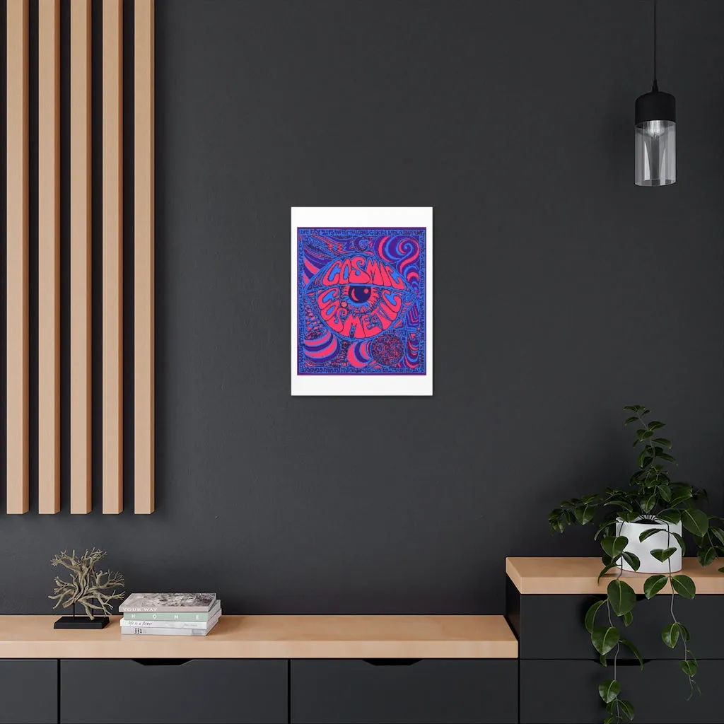 Cosmic Over Cosmetic Canvas Gallery Wraps -  Purple Neon