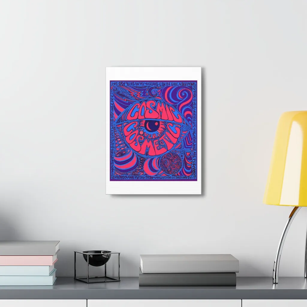 Cosmic Over Cosmetic Canvas Gallery Wraps -  Purple Neon