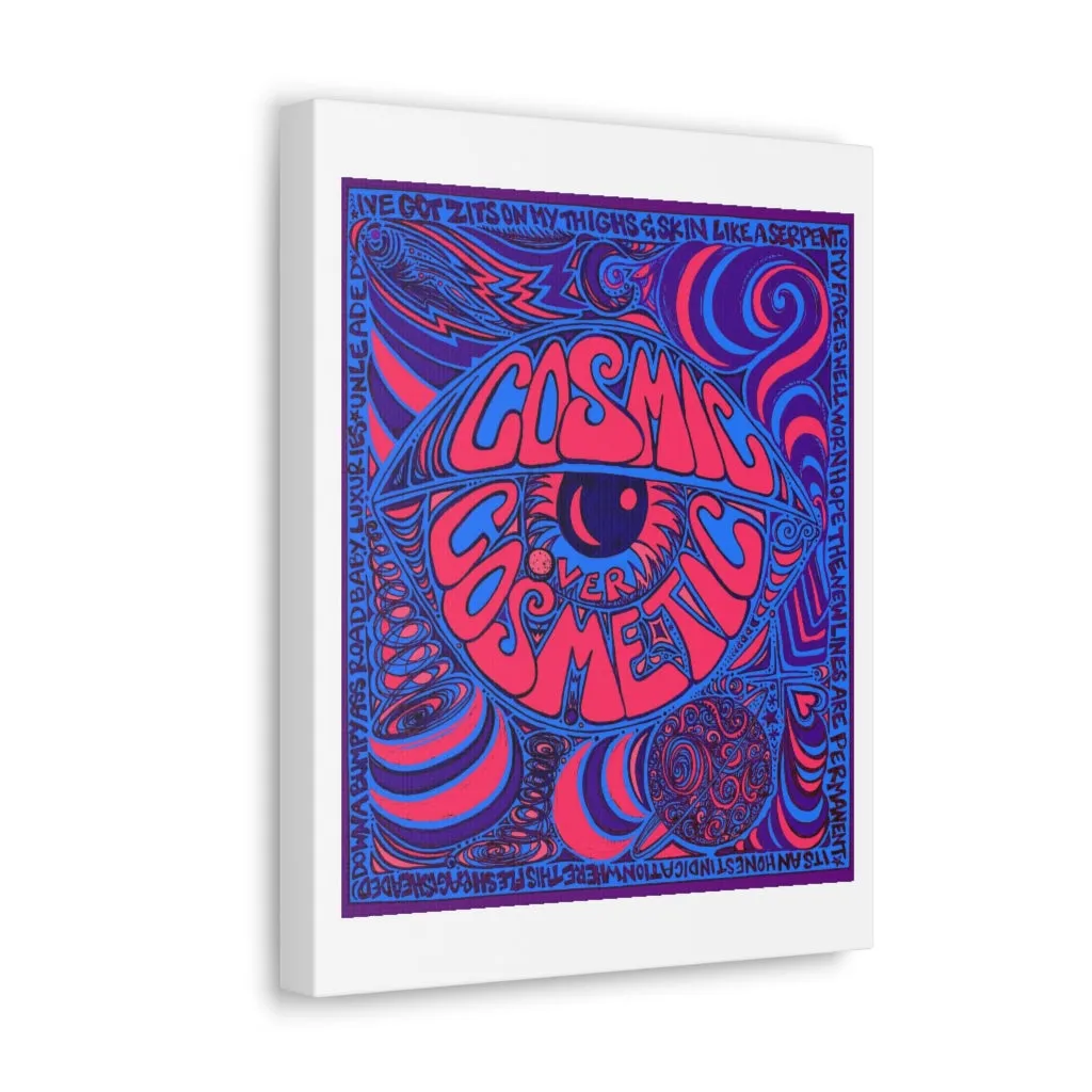 Cosmic Over Cosmetic Canvas Gallery Wraps -  Purple Neon