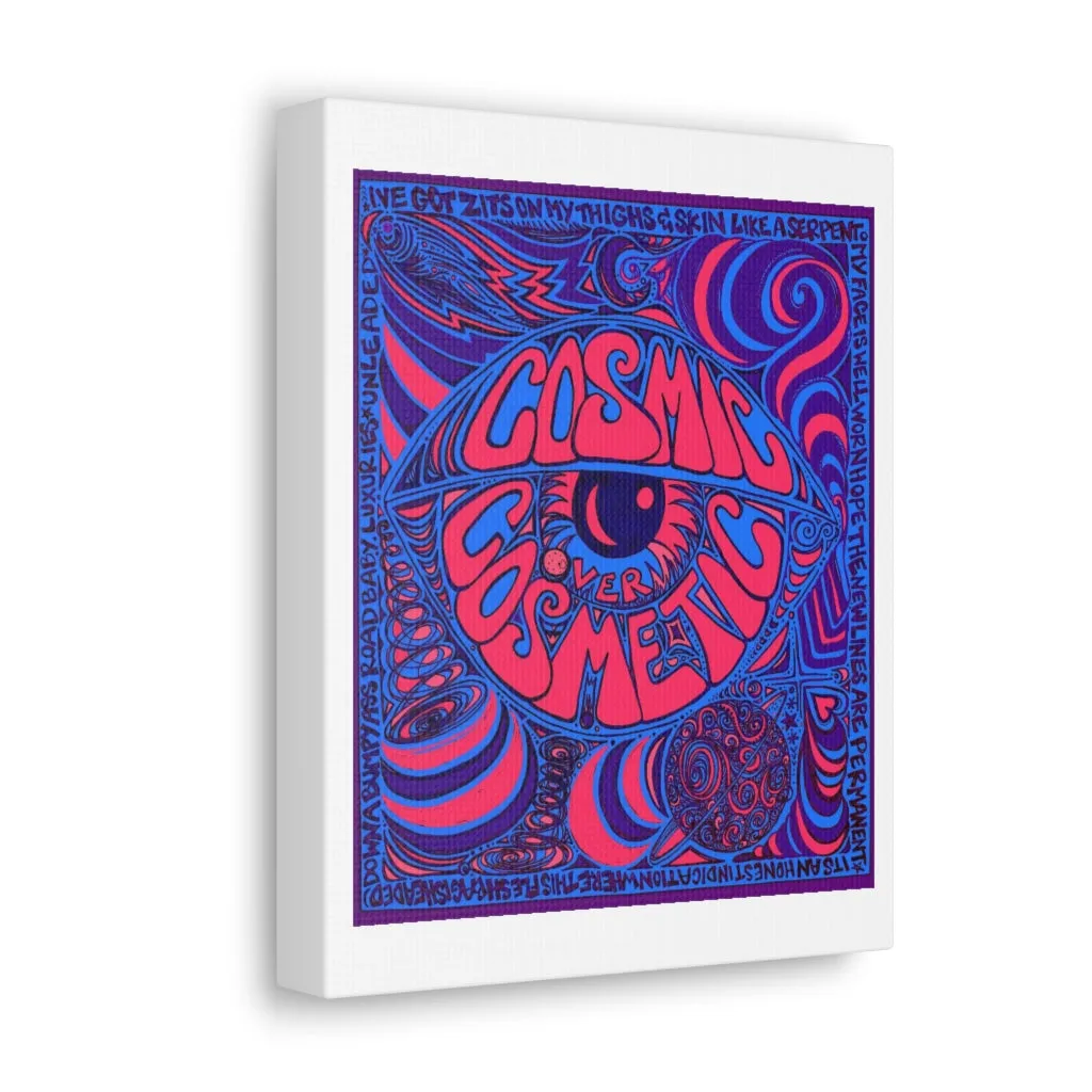 Cosmic Over Cosmetic Canvas Gallery Wraps -  Purple Neon