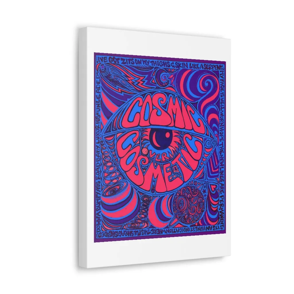 Cosmic Over Cosmetic Canvas Gallery Wraps -  Purple Neon