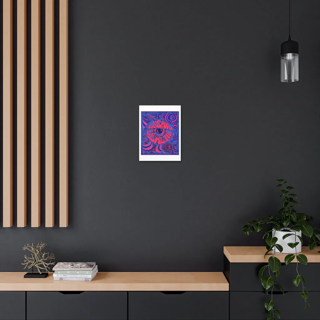 Cosmic Over Cosmetic Canvas Gallery Wraps -  Purple Neon