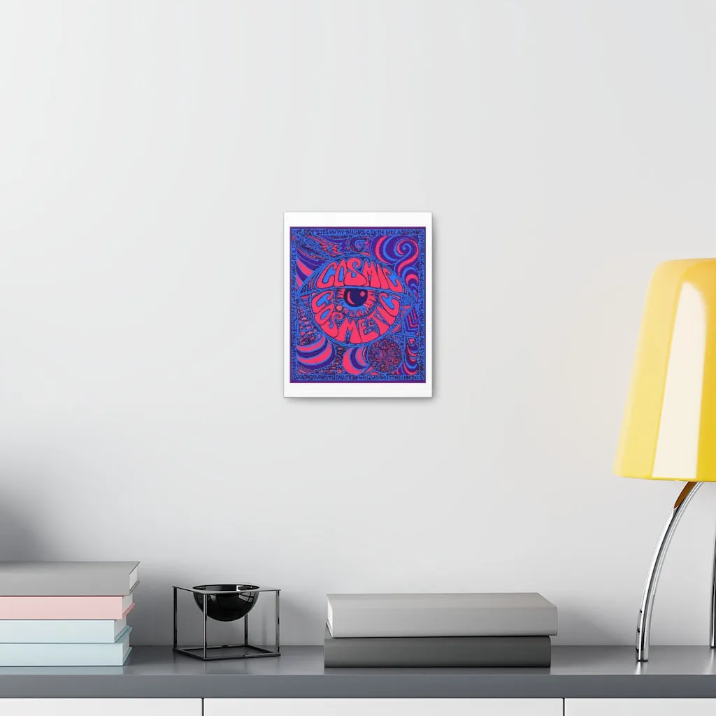 Cosmic Over Cosmetic Canvas Gallery Wraps -  Purple Neon