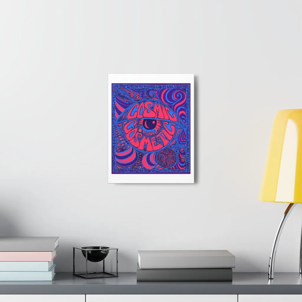 Cosmic Over Cosmetic Canvas Gallery Wraps -  Purple Neon