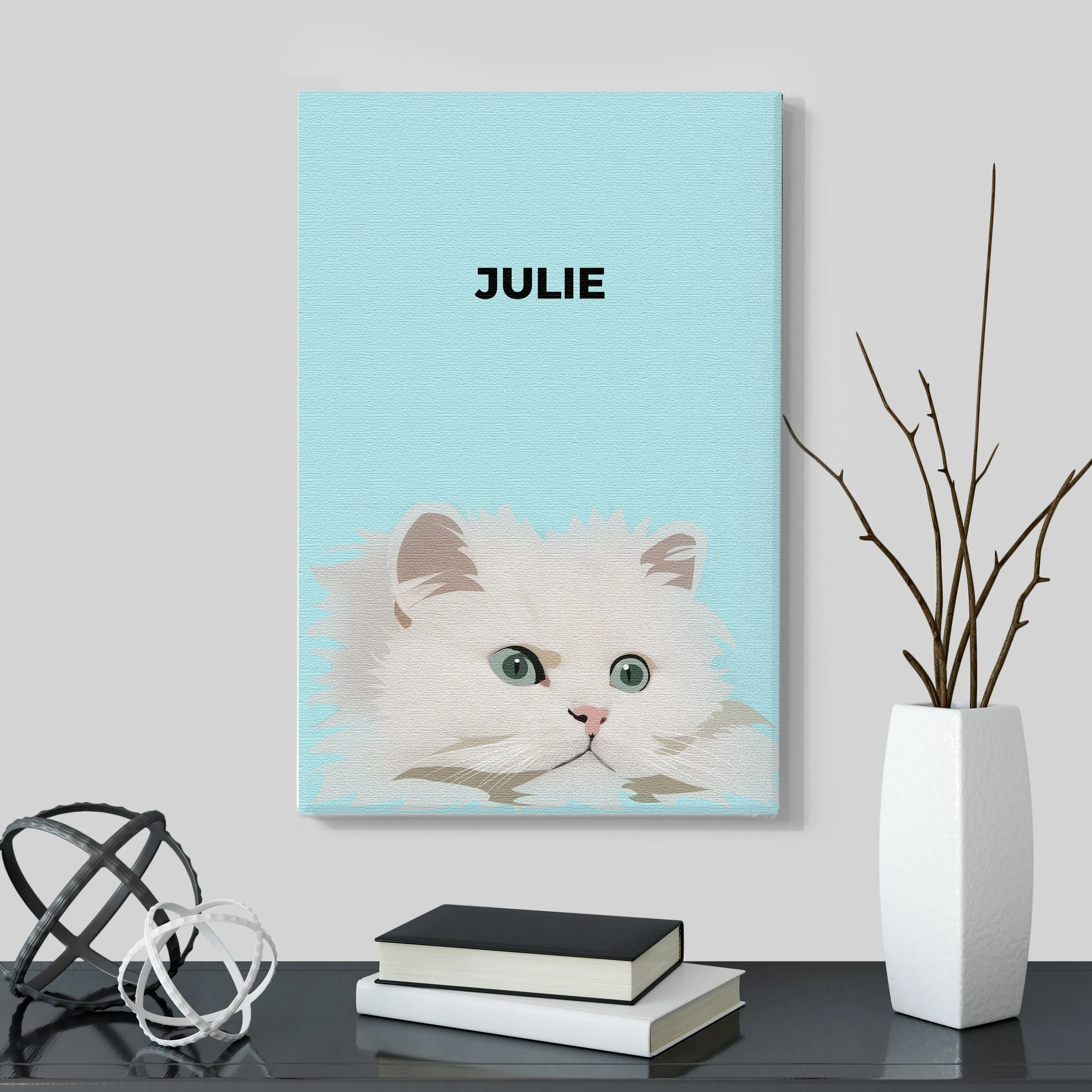Custom Pet Art Canvas