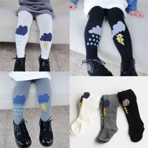 Cute Rain Weather Tights Cotton Children Baby Girl Stocking Kid Toddler Pantyhose For 0-5 Years