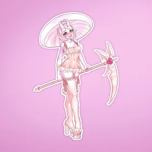 Destroying Angel Mushroom 👼😈🍄 Sticker