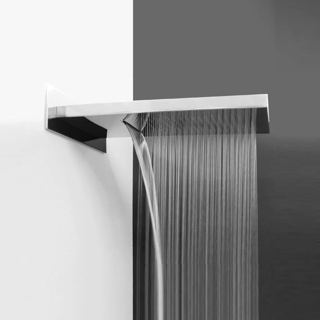 Devon 3-Way Thermostatic Trim Complete Shower Set - Wall Mount - 10" Brass/Polished Chrome
