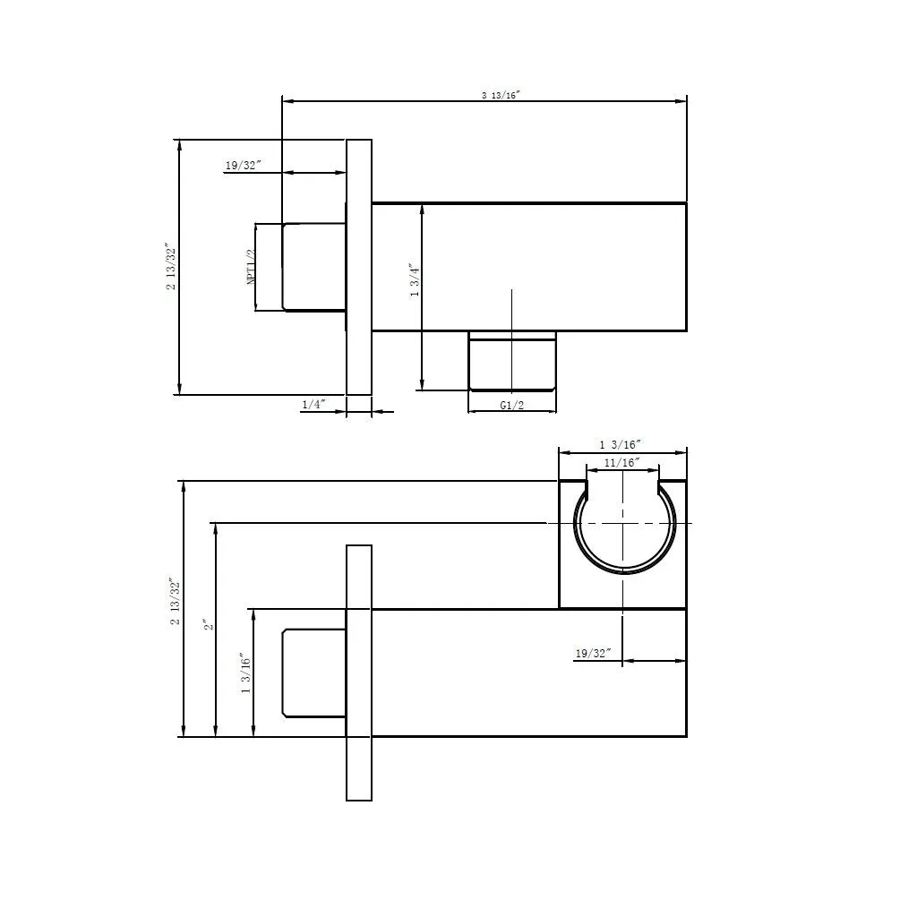 Devon 3-Way Thermostatic Trim Complete Shower Set - Wall Mount - 10" Brass/Polished Chrome