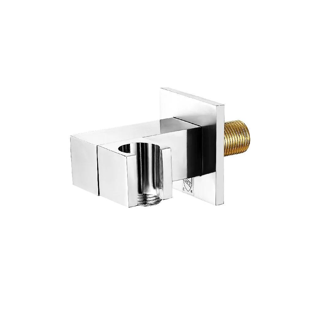Devon 3-Way Thermostatic Trim Complete Shower Set - Wall Mount - 10" Brass/Polished Chrome