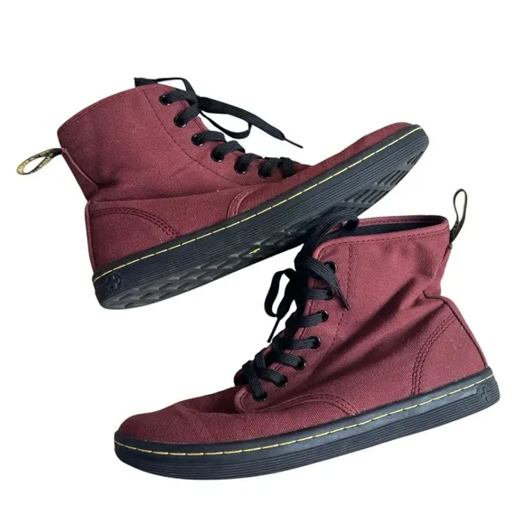 Dr. Martens - Shoreditch Canvas High Top Sneakers Sz 8