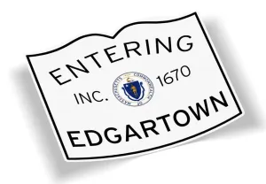 Entering Edgartown Martha's Vineyard Sticker