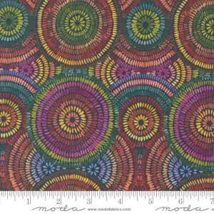 Floribunda by Moda Fabrics GROOVE THANG/MIDNIGHT