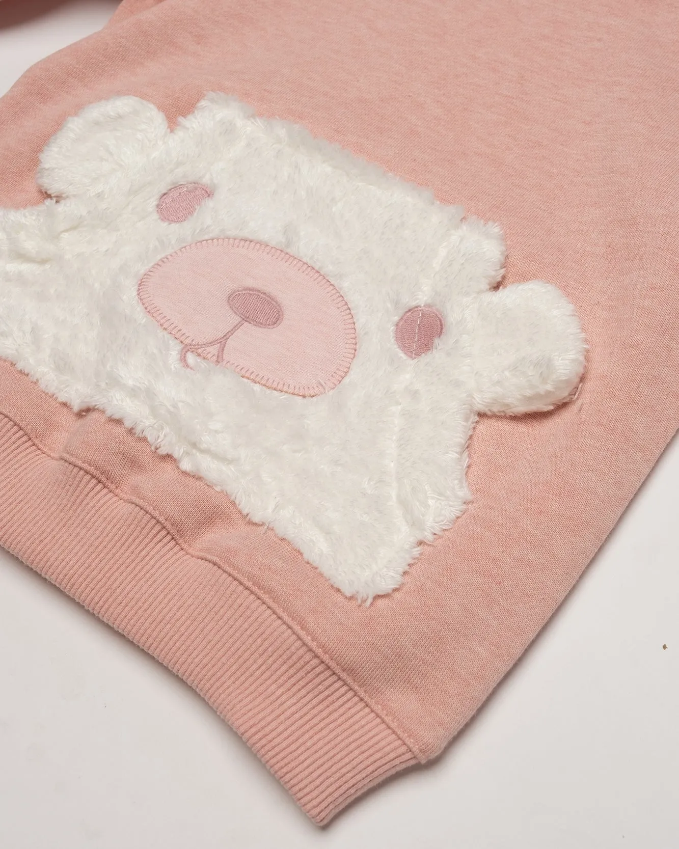 Fluffy Bear Pocket Sweatshirt