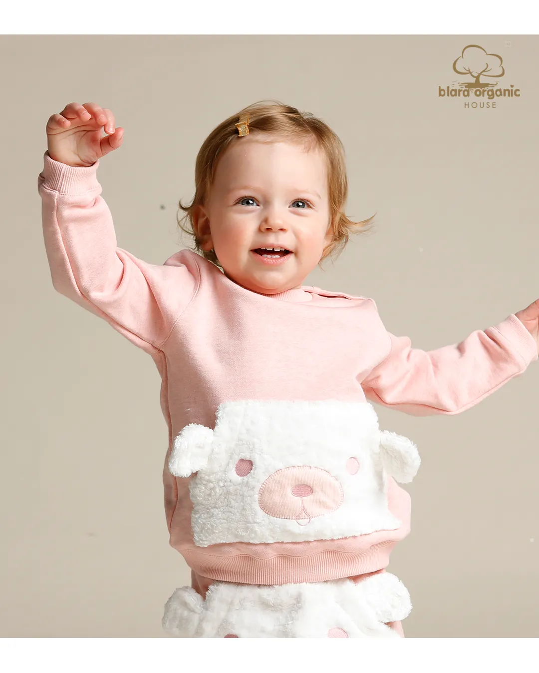 Fluffy Bear Pocket Sweatshirt