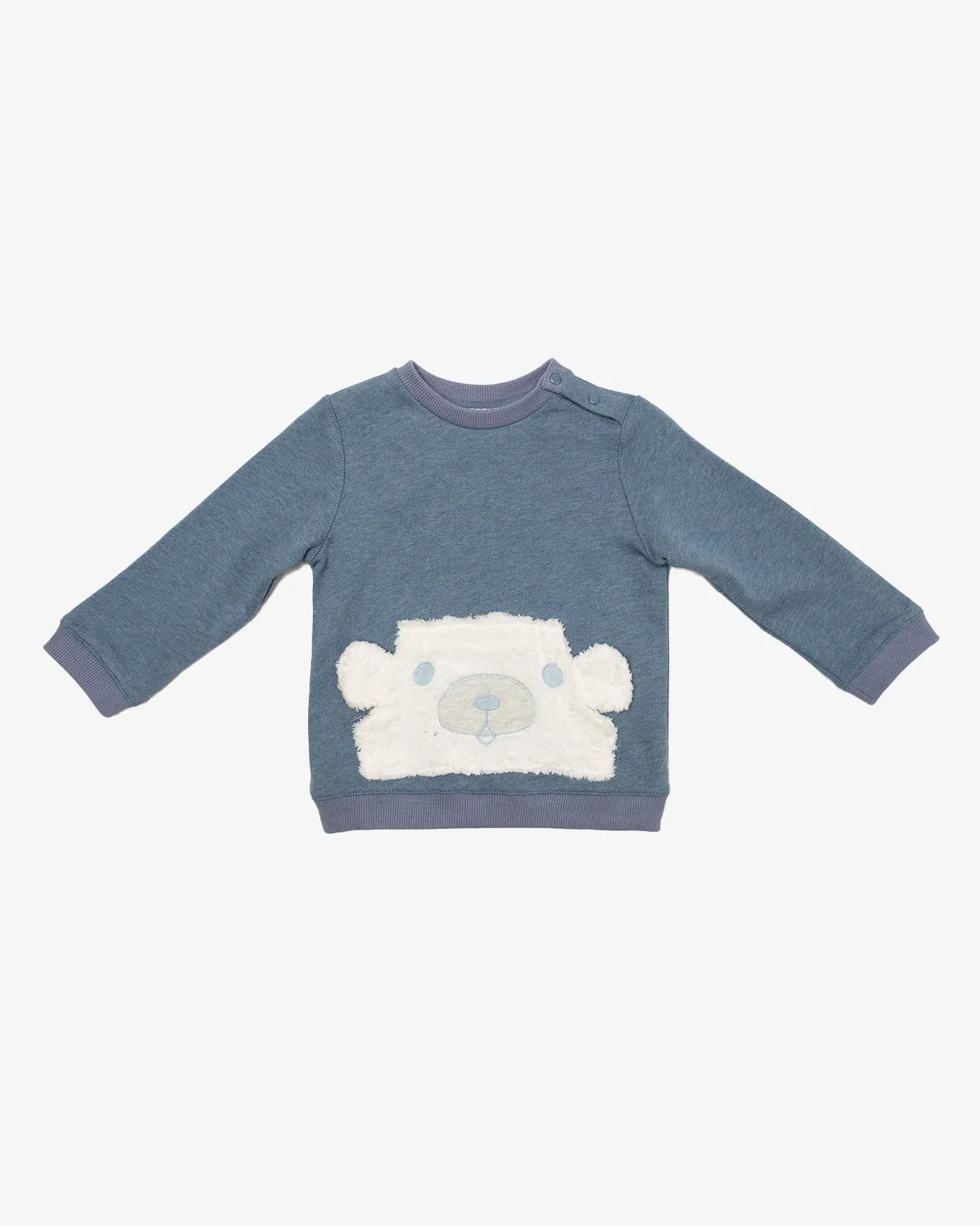 Fluffy Bear Pocket Sweatshirt