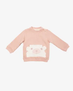 Fluffy Bear Pocket Sweatshirt