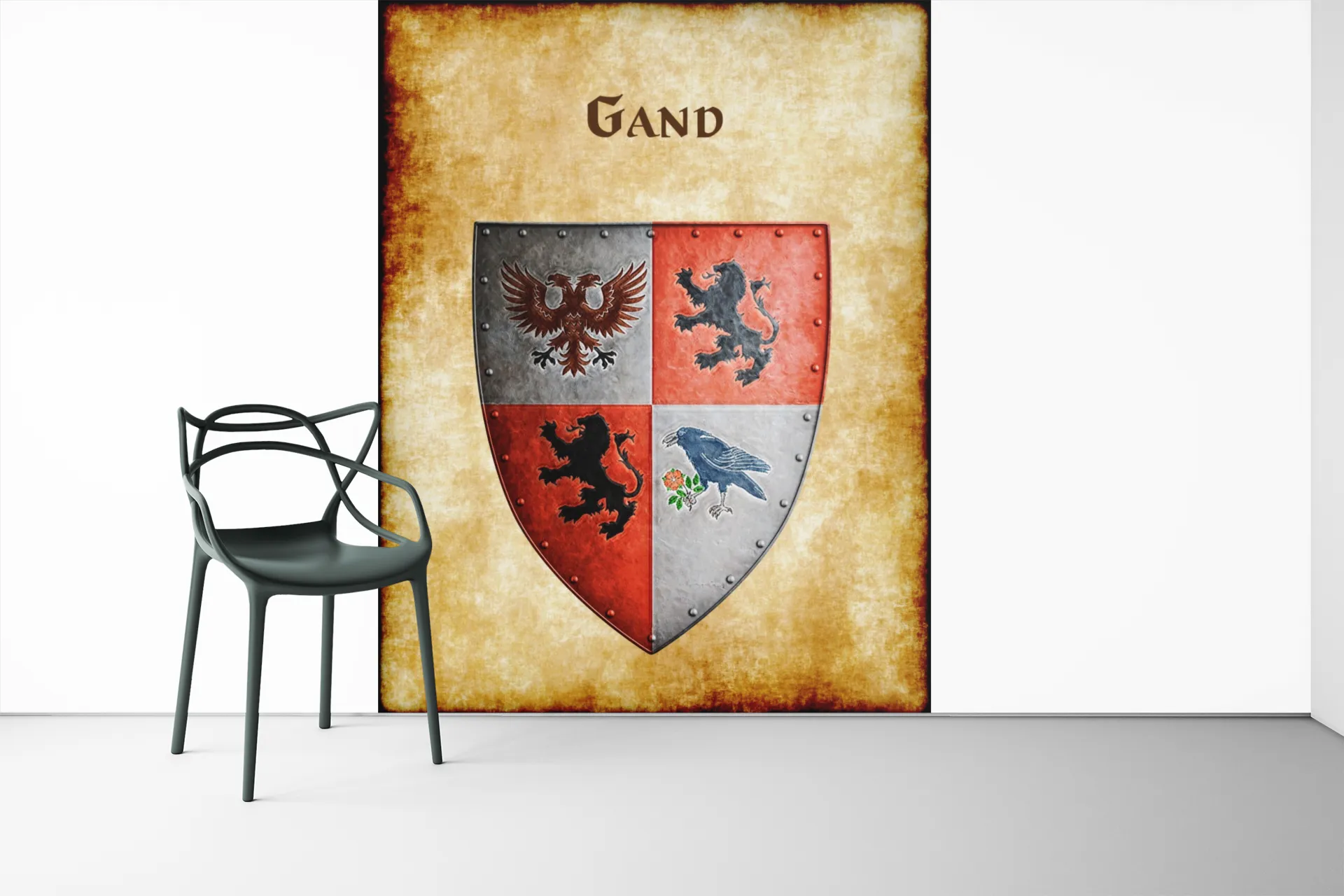 Gand Heraldry of Greyhawk Anna Meyer Cartography Canvas Art Print