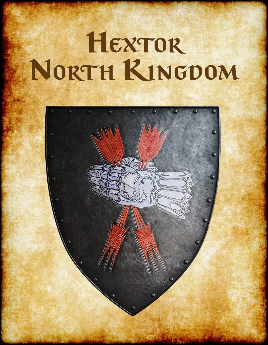 Hextor North Kingdom Heraldry of Greyhawk Anna Meyer Cartography Canvas Art Print