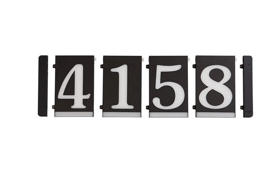 Homidea Backlit LED House Number 0