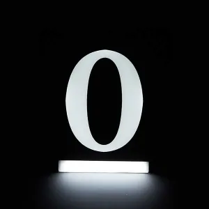 Homidea Backlit LED House Number 0