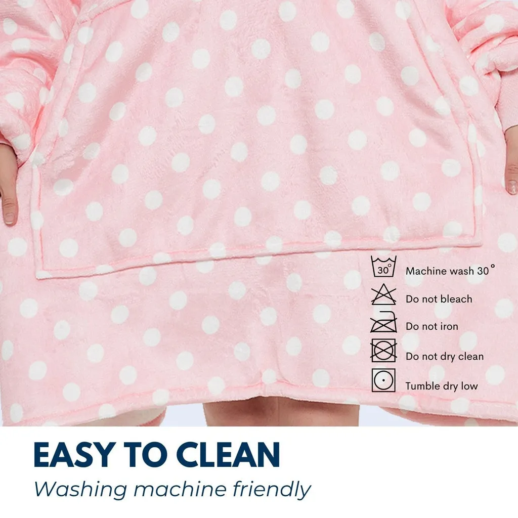 Hoodie Blanket Kids Sushi Blue