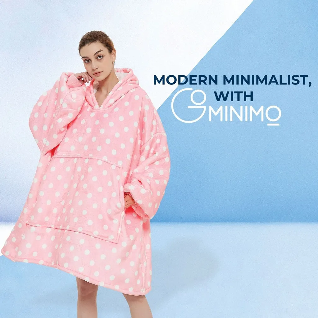 Hoodie Blanket Kids Sushi Blue