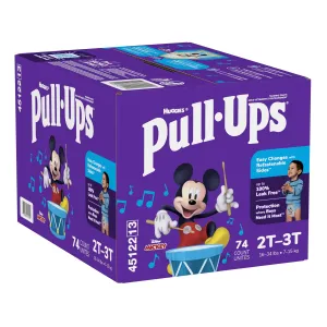 Huggies® Pull-Ups® Learning Designs® Training Pants, 2T to 3T, 74 per Box
