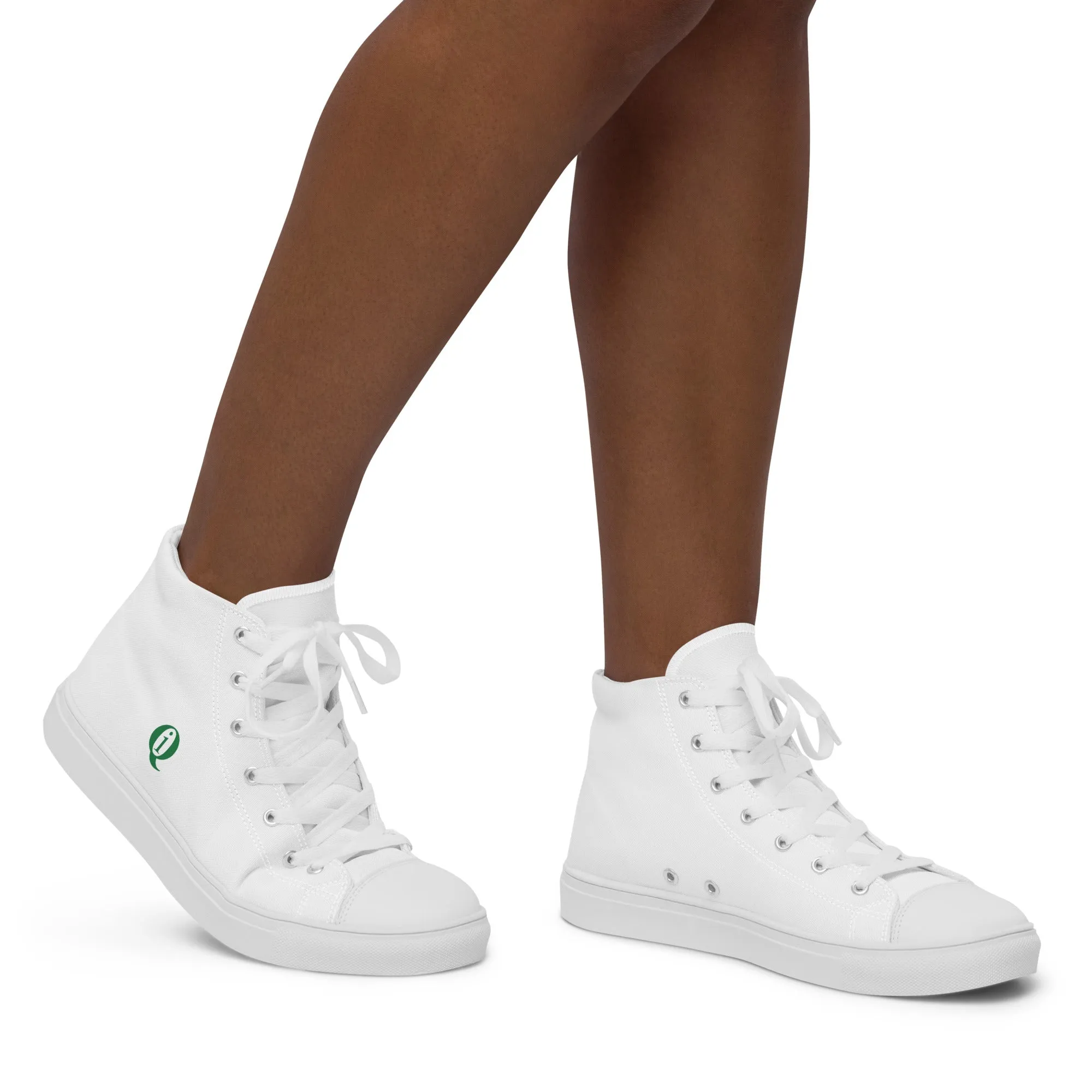 IQ Fashion | Women’s high top canvas shoes
