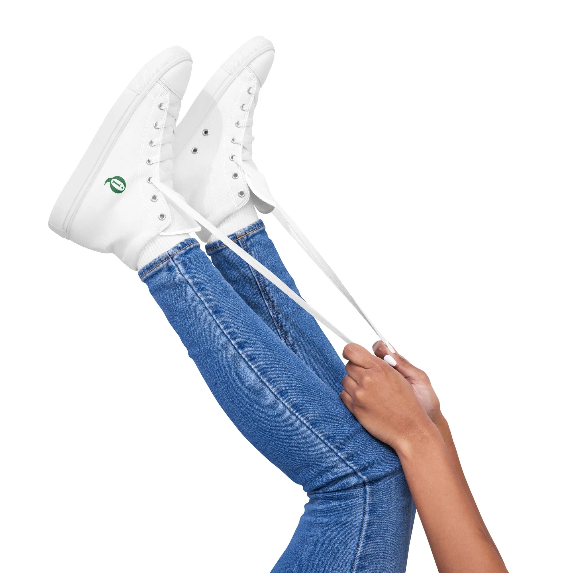 IQ Fashion | Women’s high top canvas shoes