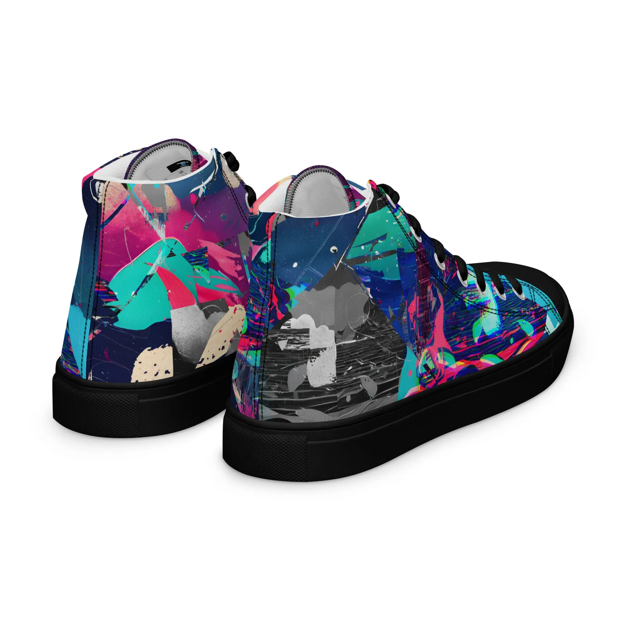 Jess Lewis Andromeda Men’s high top canvas shoes - Free Delivery! Rock / Mathrock / Progressive / Jazz Fusion - Alternative Apparel and Merch Only from Phase B Records.
