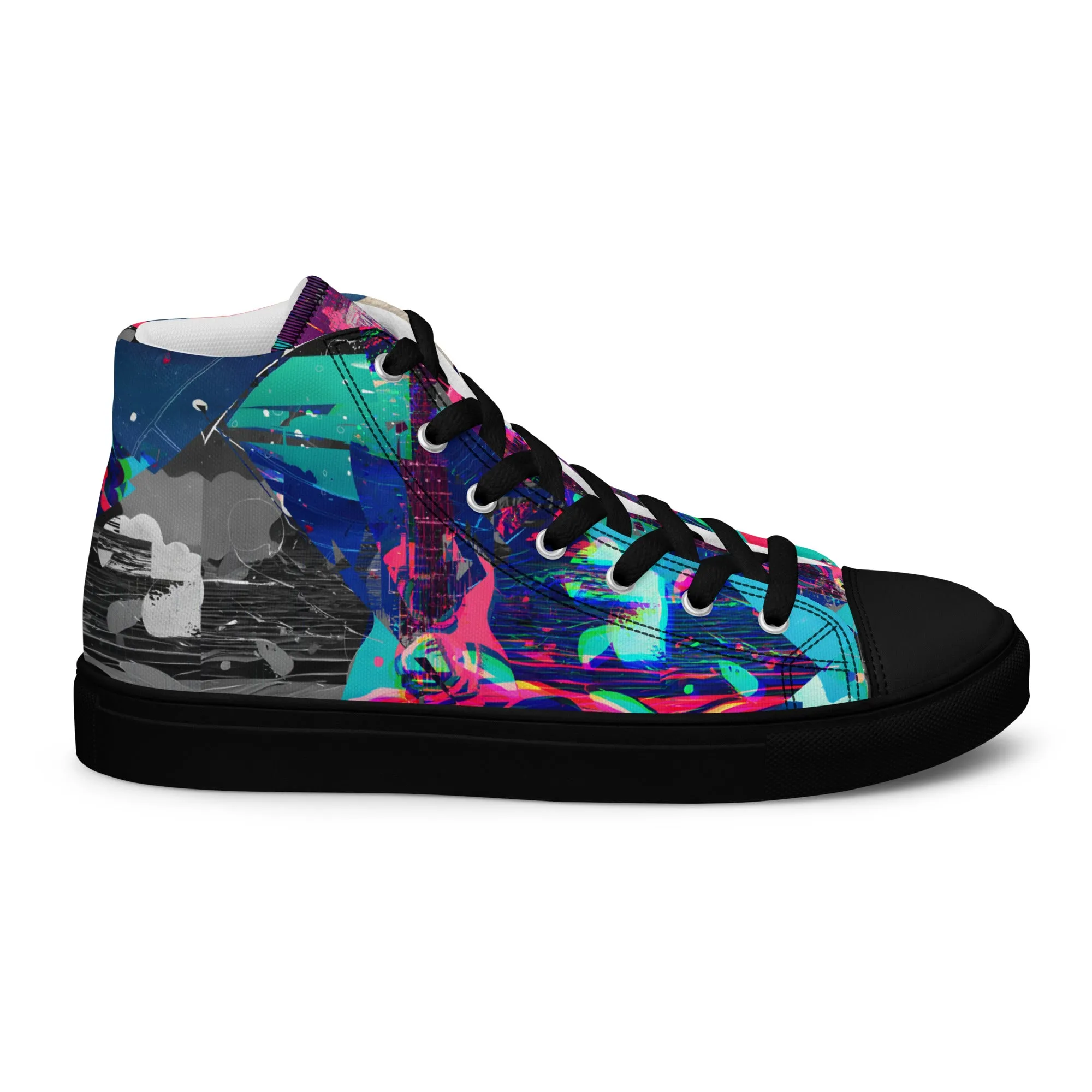 Jess Lewis Andromeda Men’s high top canvas shoes - Free Delivery! Rock / Mathrock / Progressive / Jazz Fusion - Alternative Apparel and Merch Only from Phase B Records.