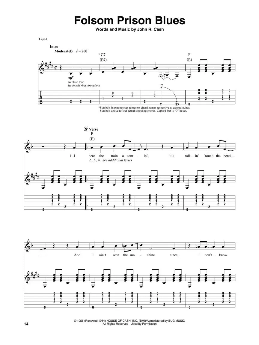 Johnny Cash Guitar Play-Along