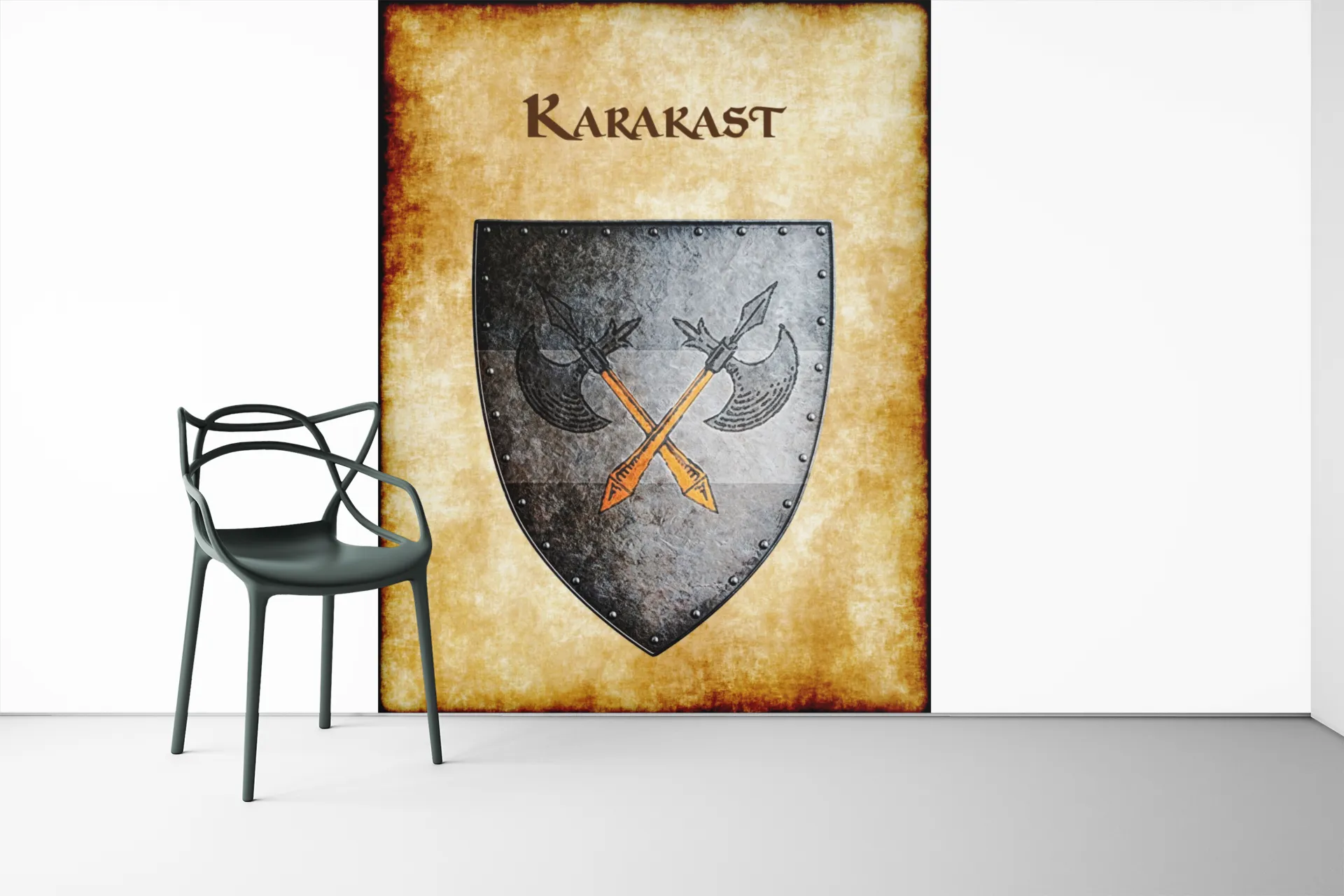 Karakast Heraldry of Greyhawk Anna Meyer Cartography Canvas Art Print