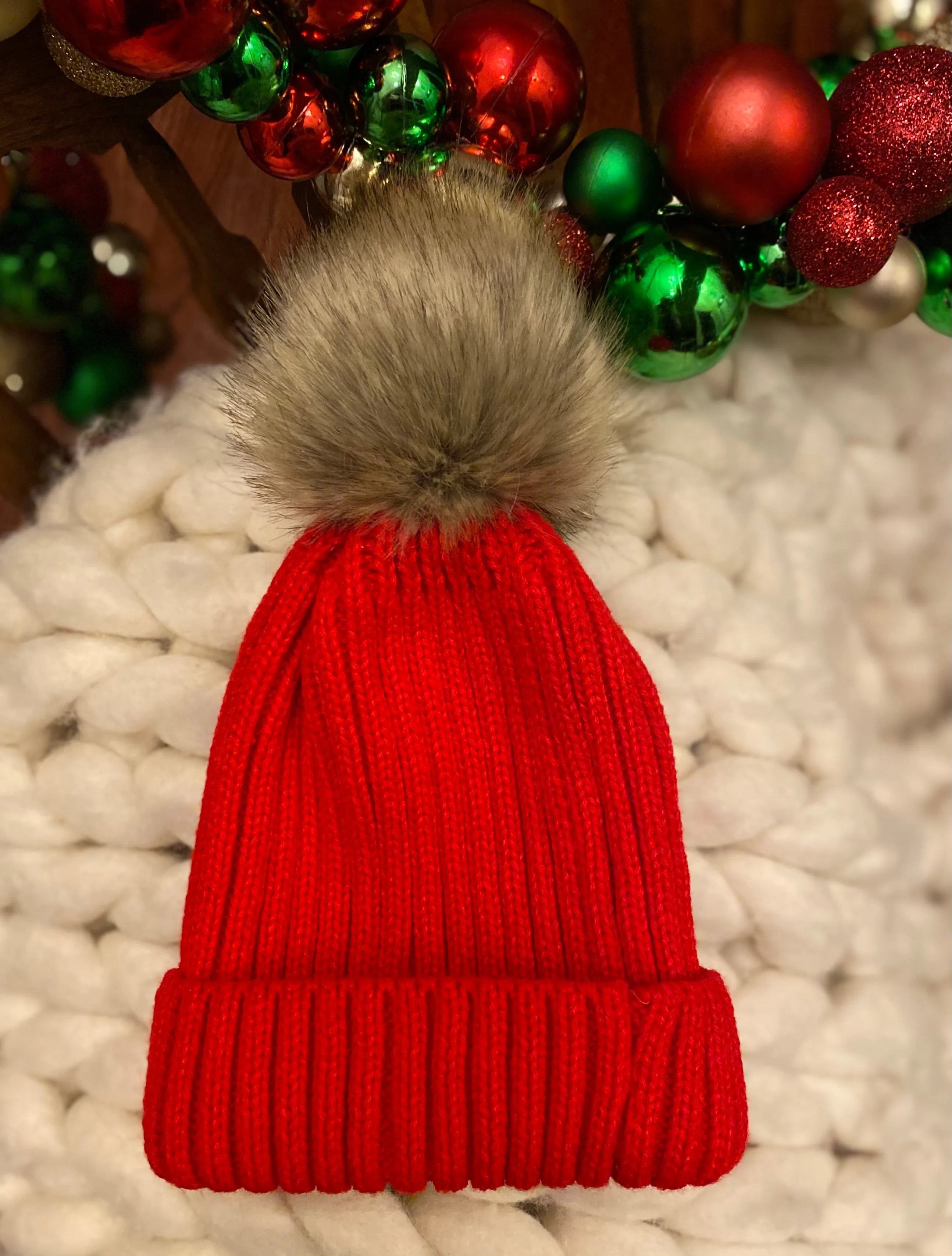 Kate Pom Pom Beanie