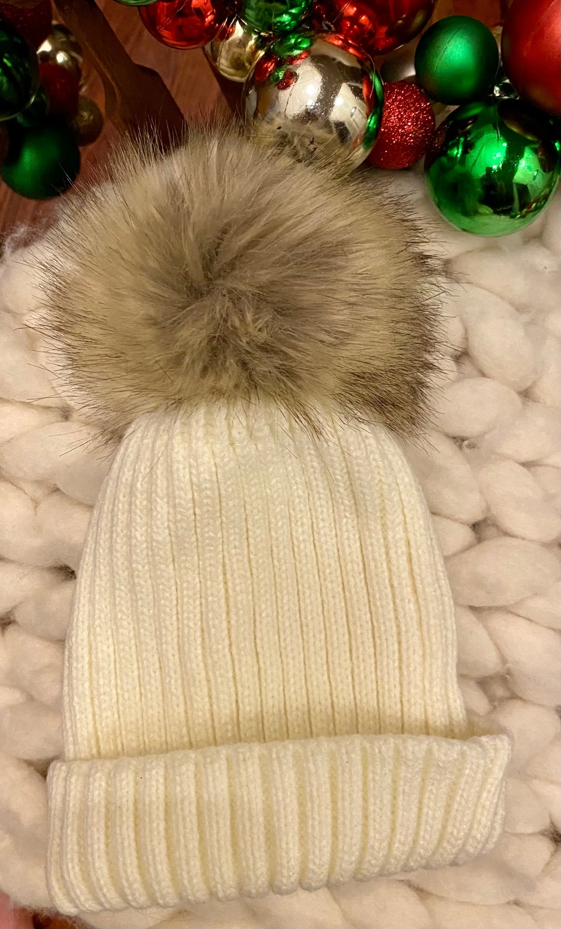 Kate Pom Pom Beanie