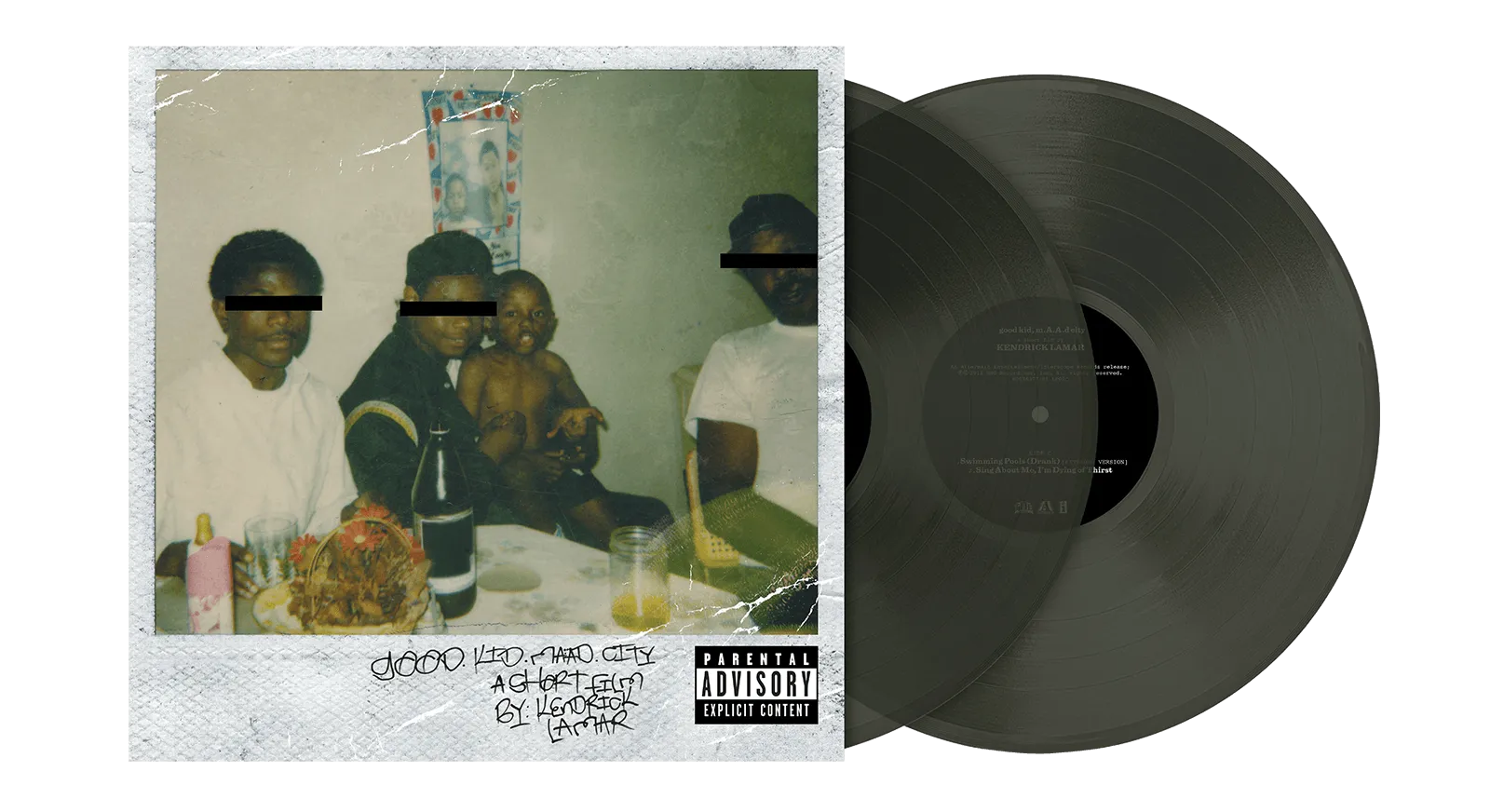 Kendrick Lamar : good kid, m.A.A.d city 10th Anniversary Edition (Black Ice Translucent Colour Vinyl)
