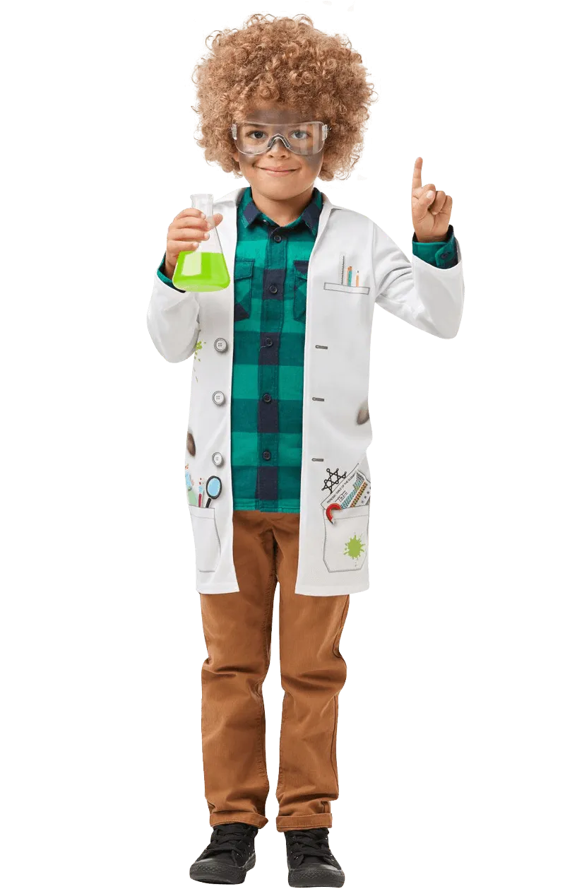 Kids Mad Scientist Costume