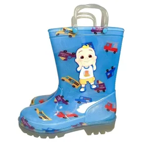 Kids Shoes Cocomelon Toddler Boys Light-up Rain Boots