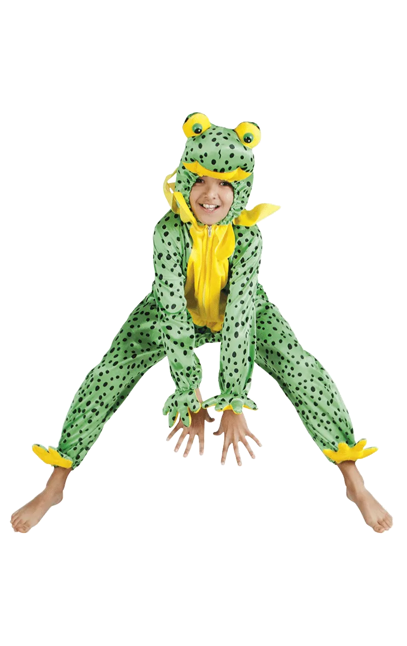 Kids Spotty Frog Costume